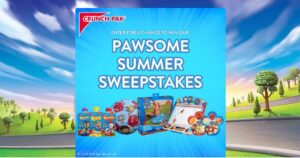 Enter The Crunch Pak Pawsome Summer Sweepstakes! (Working In 2025)