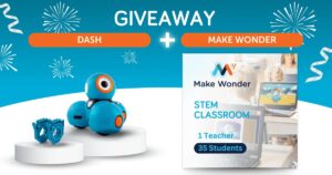 Win A Dash + Make Wonder Classroom 12-Month Subscription! (Working In 2025)