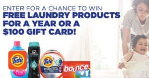 Enter The Tide Pods 1-Year Supply Sweepstakes! – Topsave