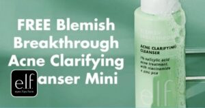 Free E.l.f. Blemish Breakthrough Cleanser Samples! (Working In 2025)