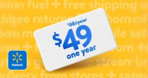 Walmart Plus 1-Year Membership Only $49 (Reg. $98) (Working In 2025)