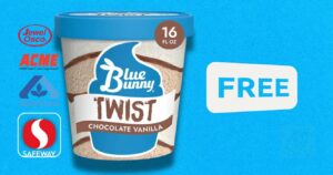 Get A Free Blue Bunny Twist Frozen Dairy Dessert! (Working In 2025)