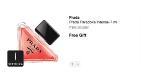 Free Prada Mini Paradoxe Intense Eau De Parfum With $40 Purchase At Sephora (Working In 2025)