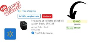 Frigidaire 26 Lb Retro Bullet Ice Maker Only $59 (Reg. $119) (Working In 2025)