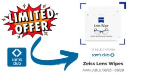 Get Free Zeiss Lens Wipes At Sam’s Club (Working In 2025)