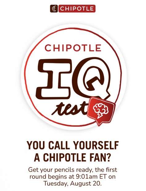 Get Free Chipotle From The Chipotle Iq Test (Working In 2025)