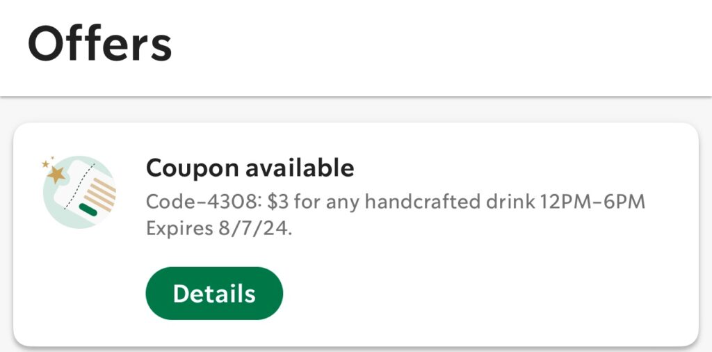 Starbucks $3 Handcrafted Drinks - Today 8/6 – Topsave