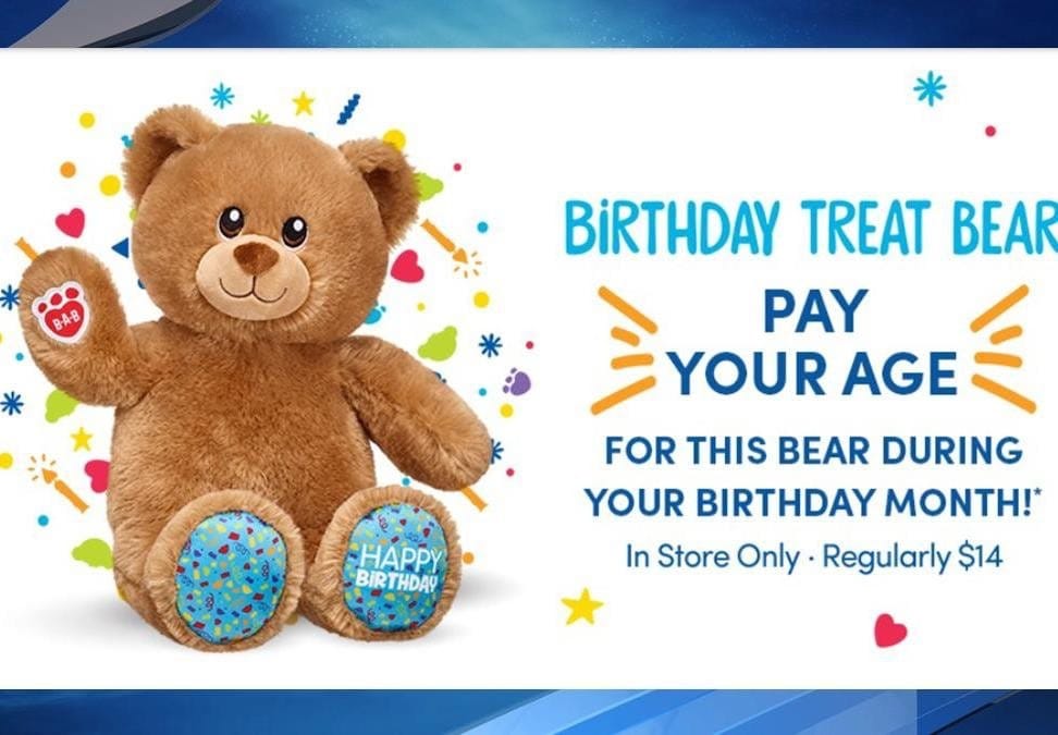 Build-A-Bear Pay Your Age Program A Fun Fantastic Birthday Deal! (Only $1) 2025