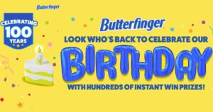 Win $10,000 Or 1 Of 1,638 Instant Prizes From Butterfinger! (Working In 2025)