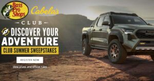 Enter The Bass Pro Shops &Amp; Cabela’s Discover Your Adventure Club Summer Sweepstakes (Working In 2025)