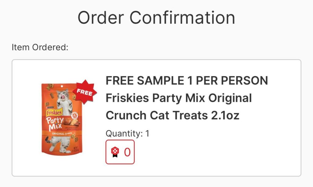 Free Sample Of Friskies Party Mix Original Crunch Cat Treats! (Working In 2025)