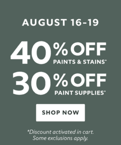 40% Off Paints and Stains + 30% Off Supplies at Sherwin-Williams Ends 8/19! 2 img 6280 1