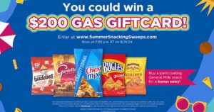 Summer Salty Snacking C-Store Gas Giveaway (Working In 2025)