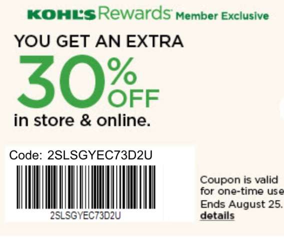 Kohl’s: Check Your Emails For Up To 40% Off Coupon – Today Only! – Topsave