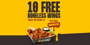 Get 10 Free Boneless Wings With Buffalo Wild Wings Go – Limited Time Offer! (Working In 2025)