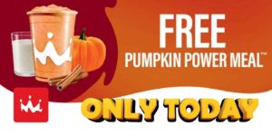 Free 12 Oz. Power Meal Pumpkin Smoothie At Smoothie King – Today Only! – Topsave