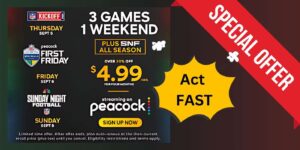 New Peacock’s Flash Sale Kick Off The Nfl Season With A $4.99 Offer! (Working In 2025)