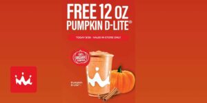 Free 12Oz Pumpkin D-Lite Smoothie &Amp; Kids Sip Free At Smoothie King (Working In 2025)