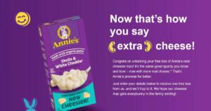 Free Box Of Annie’s Now Cheesier Macaroni &Amp; Cheese Sample! – Topsave