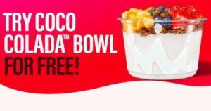 Free 4Oz Coco Colada Smoothie Bowl At Smoothie King – Today Only! (Working In 2025)