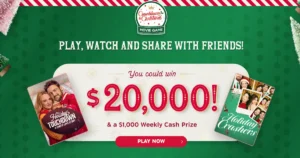 Win $20,000 Or $1,000 Weekly Prizes In The Hallmark Channel Countdown To Christmas Movie Game Sweepstakes! (Working In 2025)