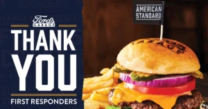 Free American Standard Burger Entrée For First Responders At Ford'S Garage (Working In 2025)