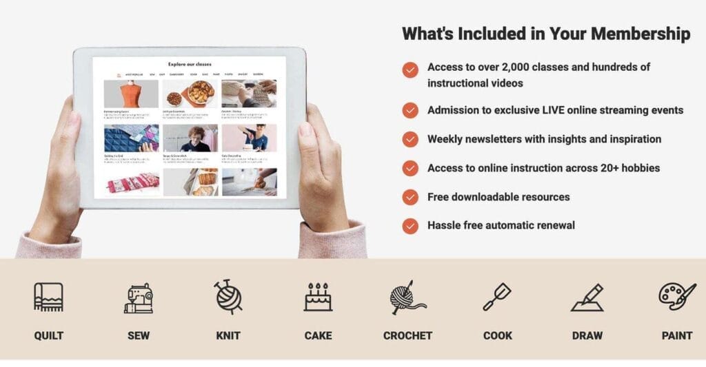 Get a Craftsy 1-Year Premium Membership for Only 75¢ (Regularly $123)! 2 Screenshot 2024 10 22 at 2.31.16 PM