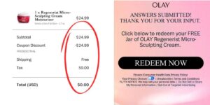 Urgent! Free Olay Regenerist Micro-Sculpting Cream Moisturizer – Topsave