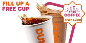 Free Afternoon Coffee At Dunkin’ For Rewards Members – Now Through October 9! (Working In 2025)