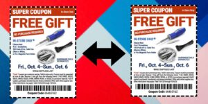 Free Gift At Harbor Freight With Coupon Code – Ends October 6! – Topsave