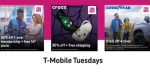 Free 16-Inch Pizza, Discounted Tires, Crocs &Amp; More With T-Mobile Tuesdays! (Working In 2025)