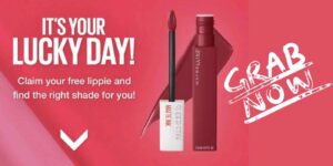 Free Maybelline New York Super Stay Matte Ink Lipstick Sample – Topsave