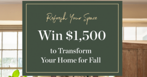 Win A $1,500 Shopping Spree With The Fall Refresh Giveaway! (Working In 2025)