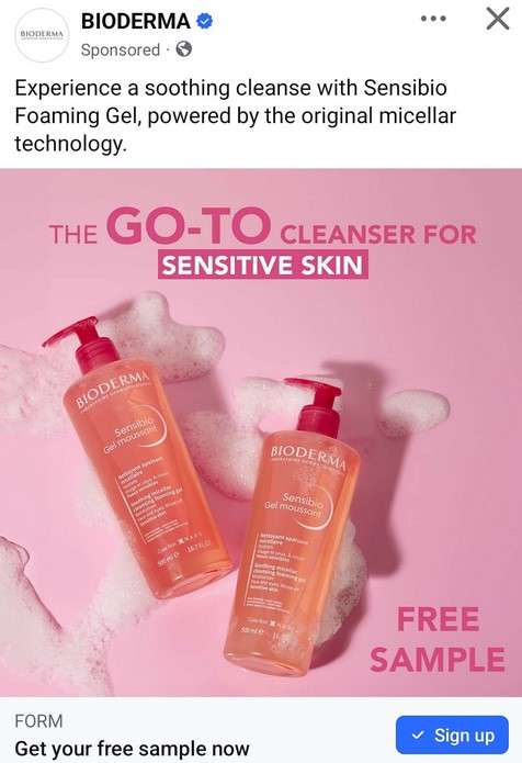 Free Sample Of Bioderma Soothing Micellar Cleansing Foaming Gel (Working In 2025)