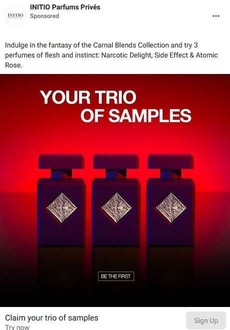 FREE INITIO PERFUME SAMPLE TRIO 3 free initio sample trio perfume 1