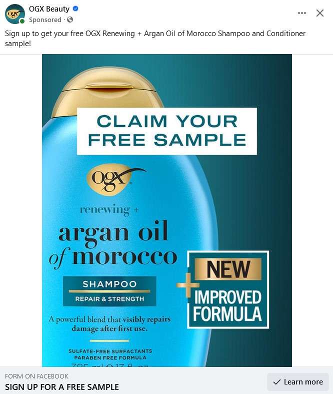 Free Samples Of Ogx Argan Oil Of Morocco Shampoo &Amp; Conditioner (Working In 2025)