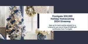 Frontgate $30,000 Holiday Homecoming 2024 Giveaway: Win A $10,000 Gift Card! (Working In 2025)