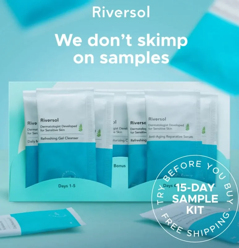 Free Riversol 15 Day Anti-Aging And Anti Rosacea Kits + Free Shipping – Topsave