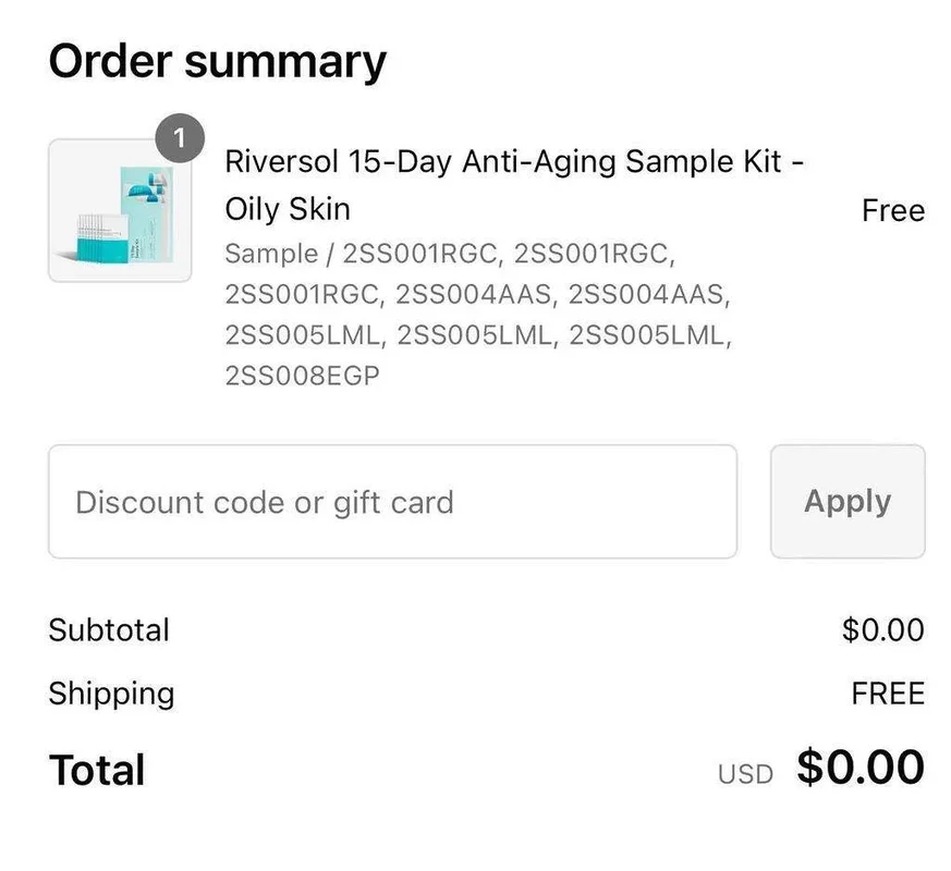 Free Riversol 15 Day Anti-Aging And Anti Rosacea Kits + Free Shipping – Topsave