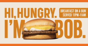 Free Breakfast On A Bun For Bobs At Whataburger – October 10Th Only! – Topsave