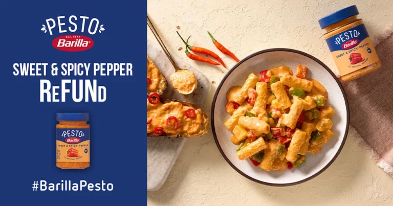 Free Barilla Sweet &Amp; Spicy Pepper Pesto Refund With Ripple Street! 2025