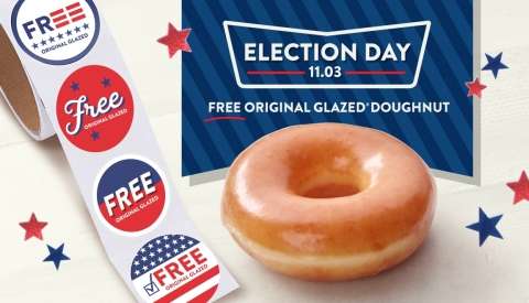 Free Original Glazed Doughnut At Krispy Kreme On Election Day – November 5Th! (Working In 2025)