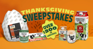 Organic Valley Thanksgiving Sweepstakes – Win A Free Thanksgiving Dinner! (Working In 2025)