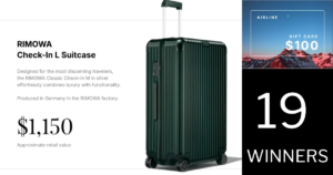 Roame Giveaway - Win A Rimowa Essential Check-In L Cabin (Working In 2025)