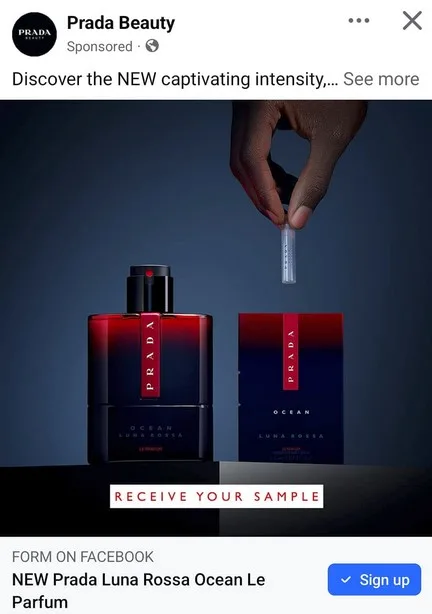 Free Prada Luna Rossa Ocean Perfume Sample (Working In 2025)