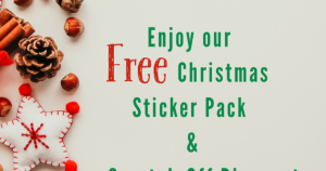 Free Holiday Sticker Pack From Round Wreath! (Working In 2025)