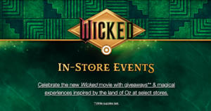 Free Wicked In-Store Event At Target – November 23Rd &Amp; 24Th (Working In 2025)