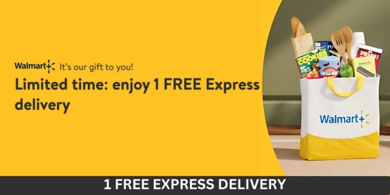 1 free express delivery walmart