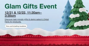 Free Glam Gifts Event At Target On 12/21 And 12/22 (Working In 2025)