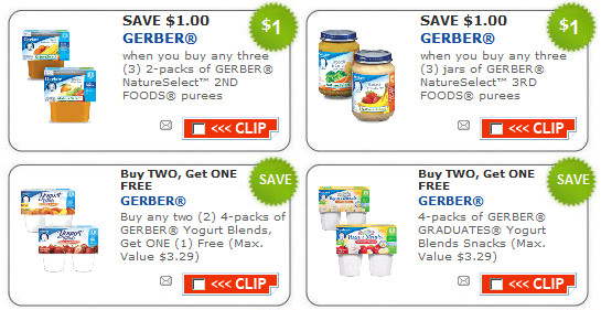 Get Free Gerber Baby Food Coupons And Other Incredible Freebies – $400 Value – Topsave